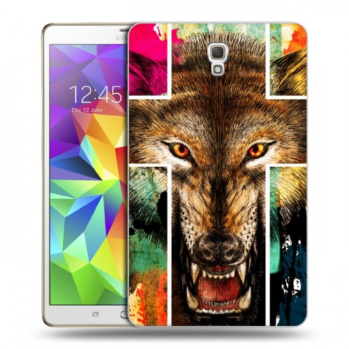 Дизайнерский силиконовый чехол для Samsung Galaxy Tab S 8.4 Ярость и кресты