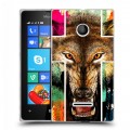 Дизайнерский пластиковый чехол для Microsoft Lumia 435 Ярость и кресты