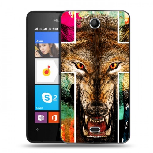 Дизайнерский силиконовый чехол для Microsoft Lumia 430 Dual SIM Ярость и кресты
