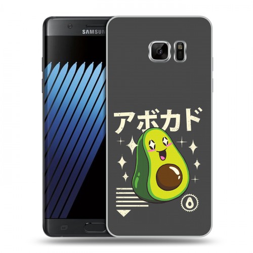 Дизайнерский пластиковый чехол для Samsung Galaxy Note 7 Авокадо
