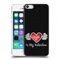 Дизайнерский пластиковый чехол для Iphone 5s День Святого Валентина
