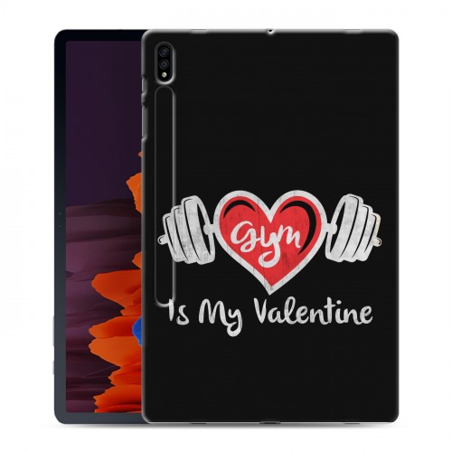 Дизайнерский силиконовый чехол для Samsung Galaxy Tab S7 Plus День Святого Валентина