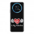 Дизайнерский силиконовый с усиленными углами чехол для Huawei Honor Magic 4 Lite 5G День Святого Валентина