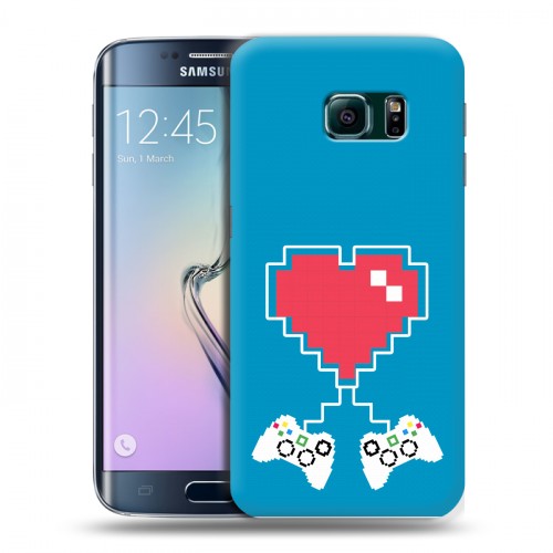 Дизайнерский пластиковый чехол для Samsung Galaxy S6 Edge День Святого Валентина