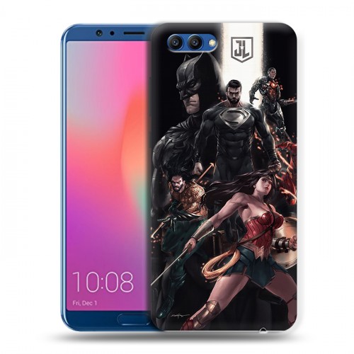 Дизайнерский пластиковый чехол для Huawei Honor View 10 Лига Справедливости Зака Снайдера Дизайнерский пластиковый чехол для Huawei Honor View 10 Лига Справедливости Зака Снайдера