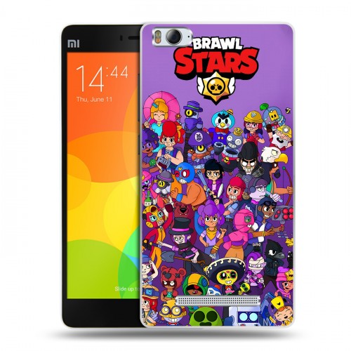 Дизайнерский пластиковый чехол для Xiaomi Mi4i Brawl Stars