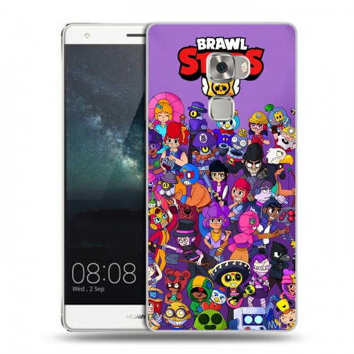 Дизайнерский пластиковый чехол для Huawei Mate S Brawl Stars