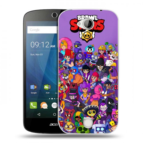 Дизайнерский силиконовый чехол для Acer Liquid Z530 Brawl Stars