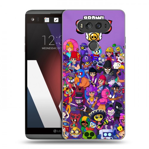 Дизайнерский пластиковый чехол для LG V20 Brawl Stars