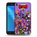 Дизайнерский силиконовый чехол для Asus ZenFone Live Brawl Stars