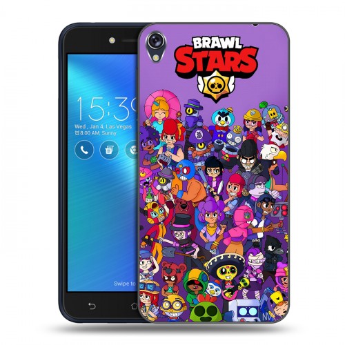 Дизайнерский силиконовый чехол для Asus ZenFone Live Brawl Stars