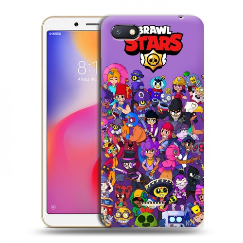 Дизайнерский пластиковый чехол для Xiaomi RedMi 6A Brawl Stars