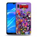 Дизайнерский пластиковый чехол для Huawei Y6 (2019) Brawl Stars