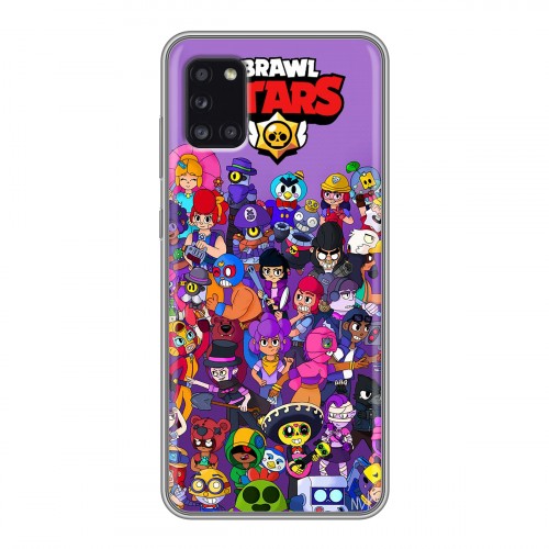 Дизайнерский силиконовый чехол для Samsung Galaxy A31 Brawl Stars