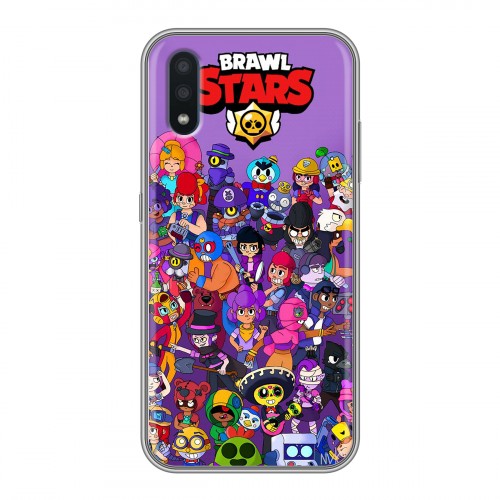 Дизайнерский силиконовый чехол для Samsung Galaxy M01 Brawl Stars