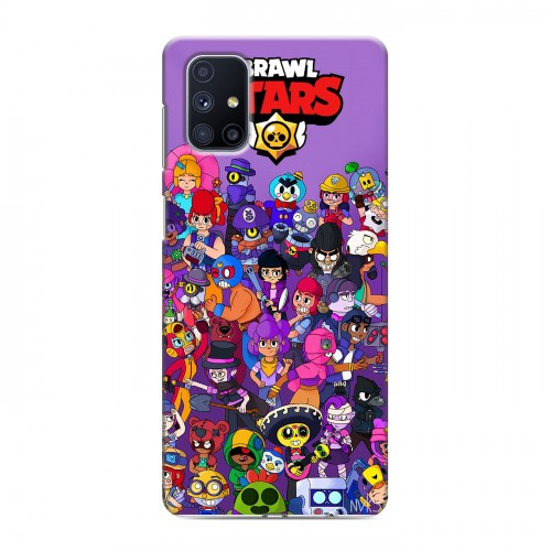 Дизайнерский пластиковый чехол для Samsung Galaxy M51 Brawl Stars