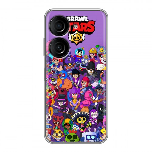 Дизайнерский силиконовый чехол для ASUS ZenFone 9 Brawl Stars