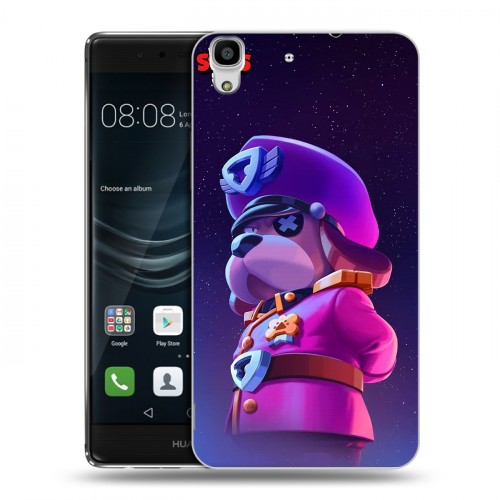 Дизайнерский пластиковый чехол для Huawei Y6II Brawl Stars