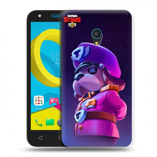 Дизайнерский пластиковый чехол для Alcatel U5 Brawl Stars