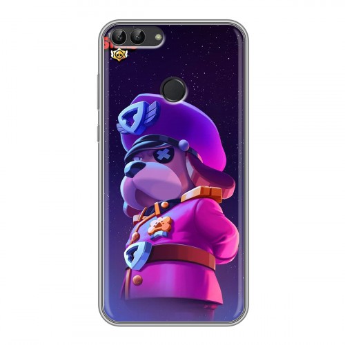 Дизайнерский силиконовый чехол для Huawei P Smart Brawl Stars