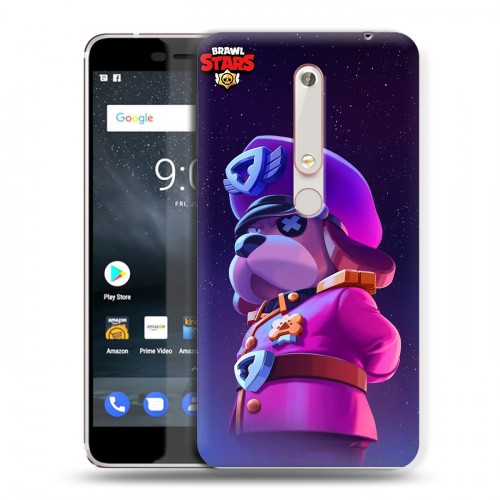 Дизайнерский пластиковый чехол для Nokia 6 (2018) Brawl Stars