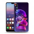 Дизайнерский силиконовый с усиленными углами чехол для Huawei P20 Pro Brawl Stars