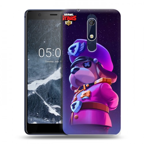 Дизайнерский пластиковый чехол для Nokia 5.1 Brawl Stars