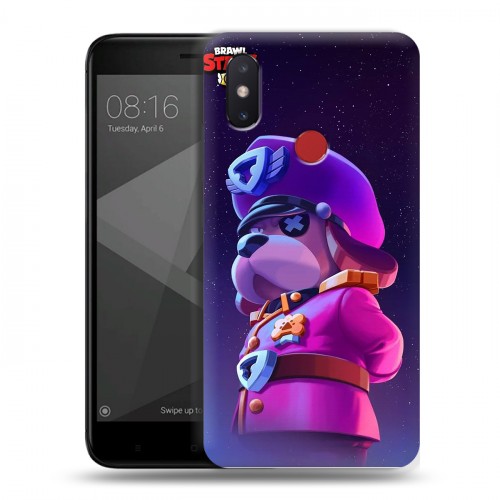 Дизайнерский силиконовый чехол для Xiaomi Mi8 SE Brawl Stars