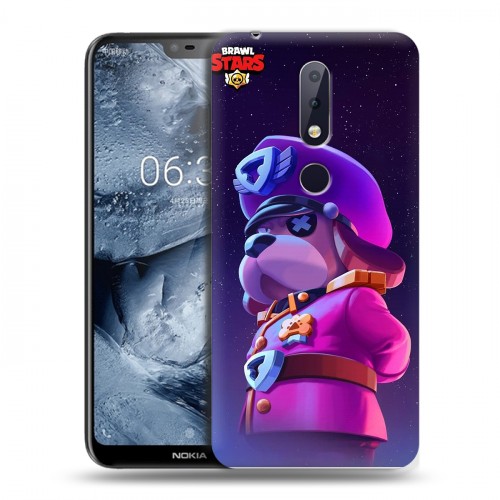 Дизайнерский пластиковый чехол для Nokia 6.1 Plus Brawl Stars