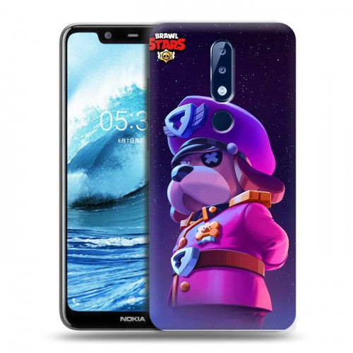 Дизайнерский силиконовый чехол для Nokia 5.1 Plus Brawl Stars