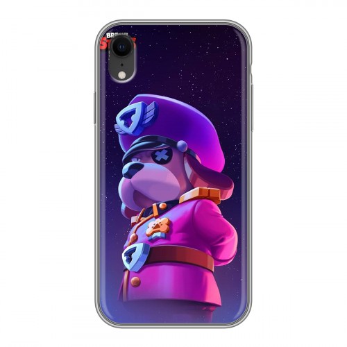 Дизайнерский силиконовый чехол для Iphone Xr Brawl Stars