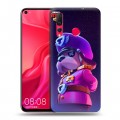 Дизайнерский пластиковый чехол для Huawei Nova 4 Brawl Stars