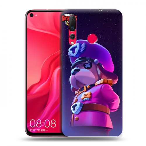 Дизайнерский пластиковый чехол для Huawei Nova 4 Brawl Stars