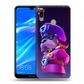 Дизайнерский пластиковый чехол для Huawei Y6 (2019) Brawl Stars