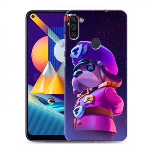 Дизайнерский пластиковый чехол для Samsung Galaxy M11 Brawl Stars