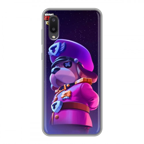 Дизайнерский пластиковый чехол для Samsung Galaxy A02 Brawl Stars