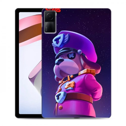 Дизайнерский силиконовый с усиленными углами чехол для Xiaomi RedMi Pad Brawl Stars