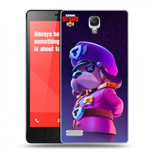 Дизайнерский силиконовый чехол для Xiaomi RedMi Note Brawl Stars