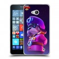 Дизайнерский пластиковый чехол для Microsoft Lumia 640 Brawl Stars