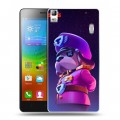 Дизайнерский пластиковый чехол для Lenovo A7000 Brawl Stars