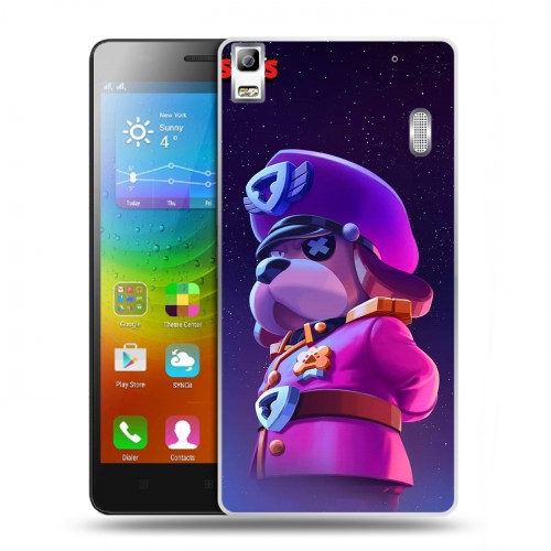 Дизайнерский пластиковый чехол для Lenovo A7000 Brawl Stars