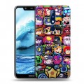 Дизайнерский пластиковый чехол для Nokia 5.1 Plus Brawl Stars