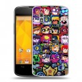 Дизайнерский пластиковый чехол для LG Google Nexus 4 Brawl Stars