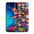 Дизайнерский пластиковый чехол для Samsung Galaxy A20s Brawl Stars