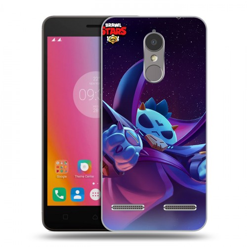 Дизайнерский пластиковый чехол для Lenovo K6 Brawl Stars