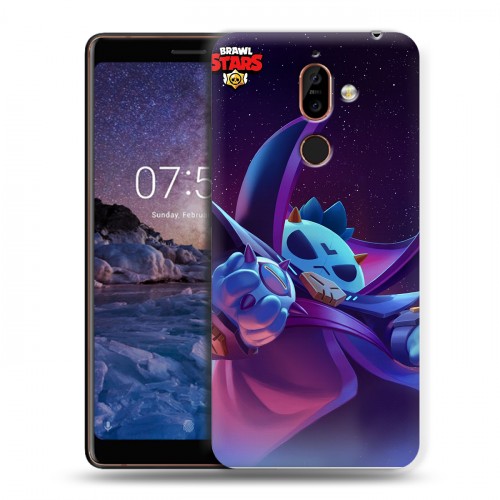 Дизайнерский пластиковый чехол для Nokia 7 Plus Brawl Stars