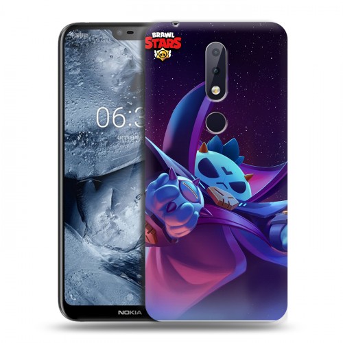 Дизайнерский пластиковый чехол для Nokia 6.1 Plus Brawl Stars