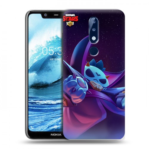 Дизайнерский пластиковый чехол для Nokia 5.1 Plus Brawl Stars