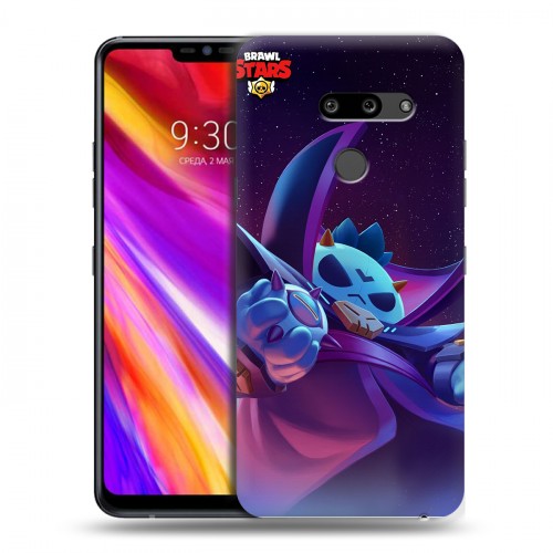 Дизайнерский пластиковый чехол для LG G8 ThinQ Brawl Stars