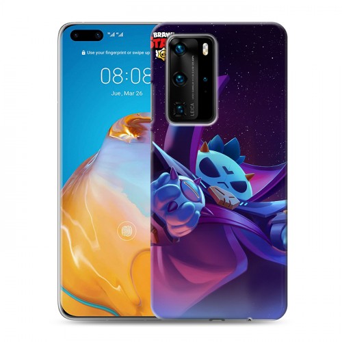 Дизайнерский пластиковый чехол для Huawei P40 Pro Brawl Stars